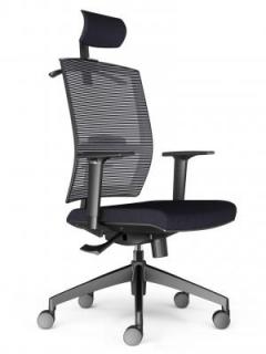 kancelárska stolička BETRIA ergonomická, s ramienkom na vešanie