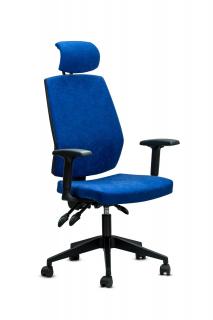 kancelárska stolička LOGIK, nastaviteľný sklon sedadla aj operadla samostatne