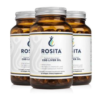 ROSITA extra panenský olej z tresčej pečene – 3x90 kapsúl