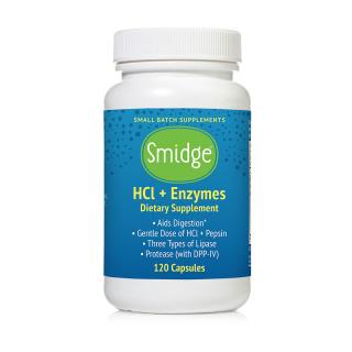 Smidge™ HCl + Enzýmy - doplnok na podporu trávenia 120 kapsúl