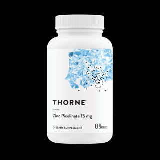 Thorne Pikolinát zinočnatý 15 mg - 60 kapsúl