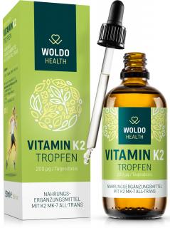 WoldoHealth Vitamín K2 rozpustený v MCT oleji (50ml)