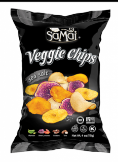 Zeleninové chipsy s morskou soľou - 115g