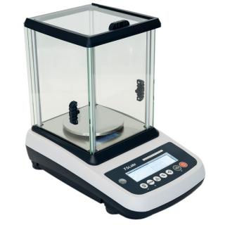 Laboratorní váha s interní kalibrací TSCALE IHB600M, 600g/0,01g, miska pr. 120mm (Profesionální ověřená váha s vestavěným závažím pro přesné vážení a s možností přemístění)