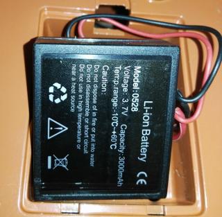 LESAK Baterie pro závěsnou váhu ZEV, JDV (Náhrádní díl - baterie k váze ZEV, JDV)