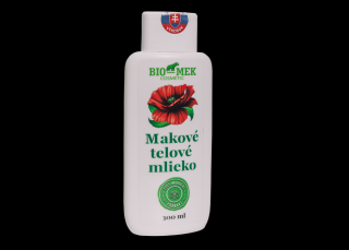 BIO-MEK Makové telové mlieko 300 ml