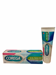 Corega Svieži extra silný fixačný krém na zubné náhrady 40 g (Svieži extra silný)