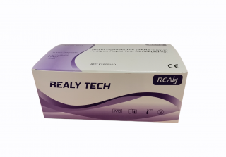 COVID-19 Slinový antigénový test REALY TECH 20ks, covid-19 antigénový test (20 ks (Cena za 1 test 1,65€))