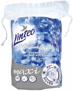 Linteo Premium Quality Maxi kozmetické vatové vankúšiky 40 ks