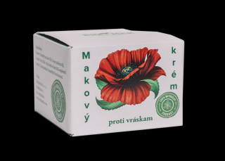 Makový krém 100 % prirodný krém proti vráskam 15ml