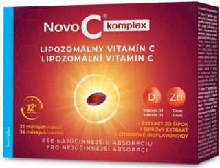 Novo C Komplex Lipozomálny vitamín C s vitamínom D3 a zinkom 30 kapsúl