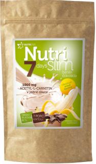 Nutricius NutriSlim Banán Čokoláda prášok na prípravu koktailu 7 porcií 210 g (Banán Čokoláda)