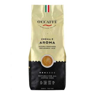 O’CCAFFÉ Crema e Aroma 100% Arabica 250g (Zrnková káva 250 g)