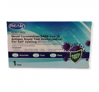 REALY TECH - Antigen Rapid Test Device (saliva) (Test zo vzorky slín)