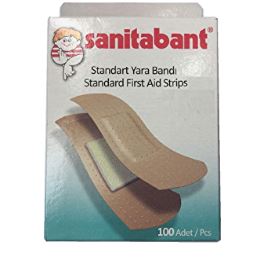 Saniatbant 652 vodeodolné náplasti  (100ks, v rozmere 19x72mm)