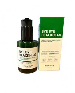 Some By Mi Bye Bye Blackhead 30 Days Miracle Green Tea Tox Bubble Cleanser 120 g (Čistiaci gél proti čiernym bodkám)