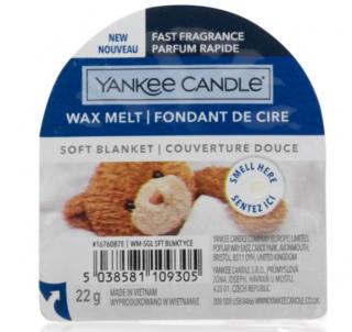 Yankee Candle vonný vosk do aroma lampy Soft Blanket 22 g (Vonný vosk)