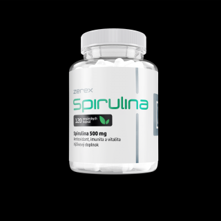 Zerex Spirulina 500 mg 120 kapsúl (EXP. 22.12/2023 Antioxidant, imunita a vitalita)