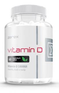 Zerex Vitamín D 1000IU 60 tabliet (EXP. 01/2024)
