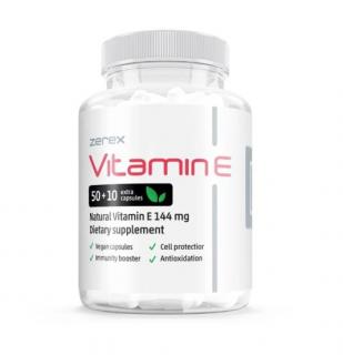 Zerex Vitamín E v prírodnej forme 60 kapsúl