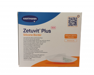 Zetuvit Plus Silicone B.12,5 x 12,5 cm sil.krytí 10 ks