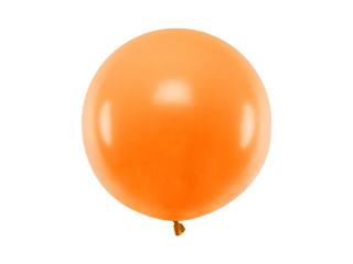 Balón veľký svetlo oranžový pastelový 60cm