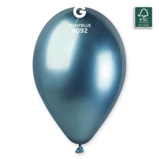 Balóny saténové modré 33cm 6ks