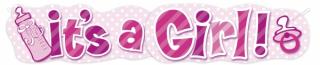 Banner Its a Girl 139cm