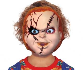 Detská karnevalová maska Bábika Chucky PVC