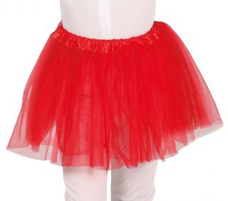 Detská tutu sukňa červená 31cm