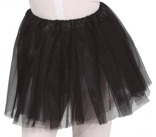 Detská tutu sukňa čierna 31cm