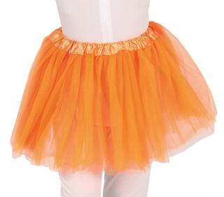 Detská tutu sukňa oranžový 31cm