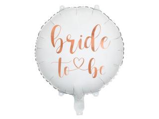 Fóliový balón Bride to be ružovo-zlatý 45cm