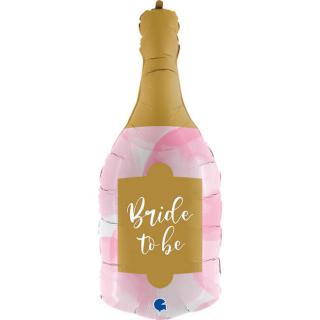 Fóliový balón Champagne Bride to be 91cm
