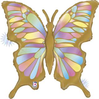 Fóliový balón Farebný Motýl 84cm