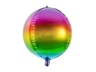 Fóliový balón Guľa dúhový 40cm