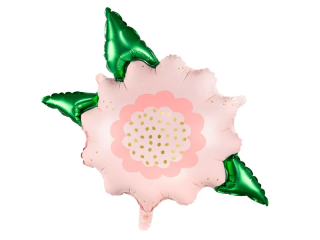 Fóliový balón supershape Ružový kvet 70x62cm