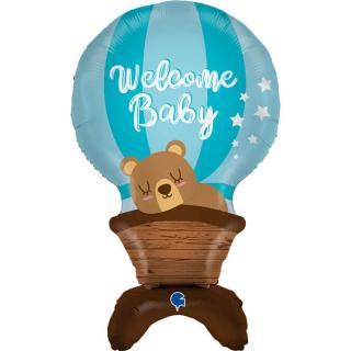 Fóliový multibalón Welcome Baby Boy 97cm