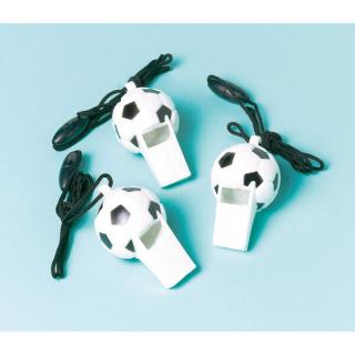 Futbalové píšťalky plastové 12ks