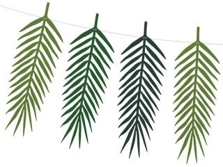 Girlanda Palmové listy 1,25m
