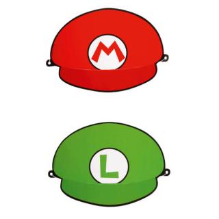 Klobúčiky Super Mario 8ks