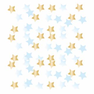 Konfety hviezdy modro-zlaté 14g