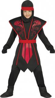 Kostým Ninja červený 10-12 rokov