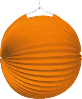 Lampión jednofarebný oranžový 25cm