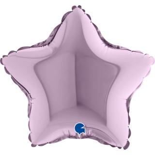 Mini fóliový balón hviezda levanduľová 23cm