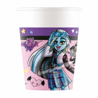 Papierové poháre Monster High 200ml 8ks