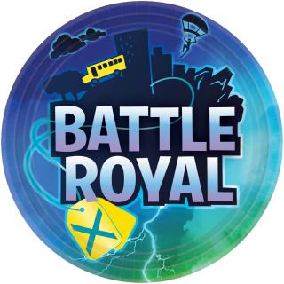 Papierové taniere Battle Royal 23cm 8ks