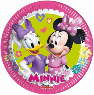 Papierové taniere Minnie Mouse 20cm 8ks