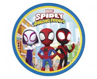 Papierové taniere Spidey 23cm 8ks