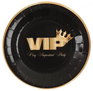 Papierové taniere VIP Koruna 22cm 10ks